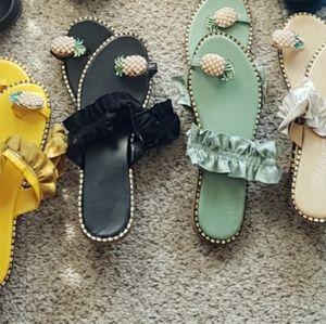 Pineapple sandal very comfortable and cute